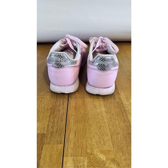 REEBOK CLASSIC WOMENS PINK WHITE LEATHER SIZE 5.5 VINTAGE - Picture 5 of 10
